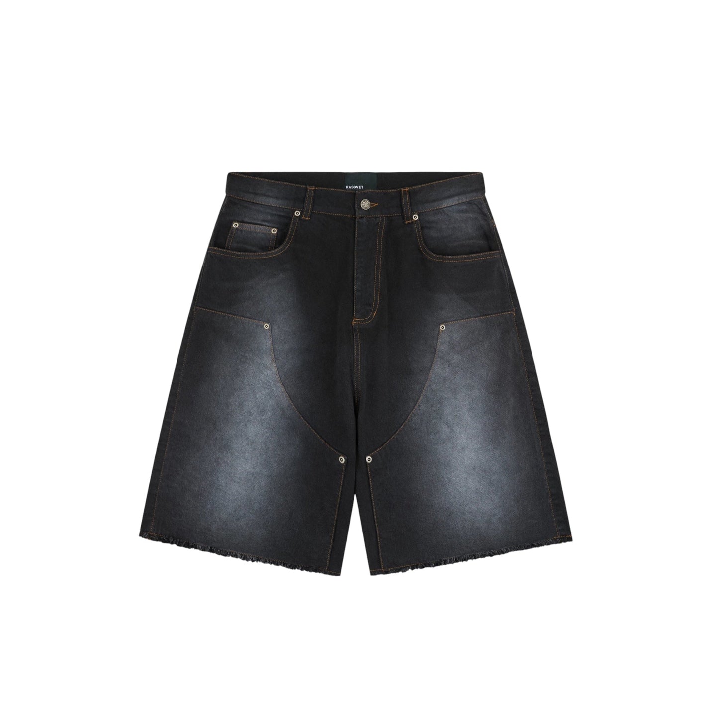 Rassvet Sun Dyed Baggy Denim Shorts - Rassvet