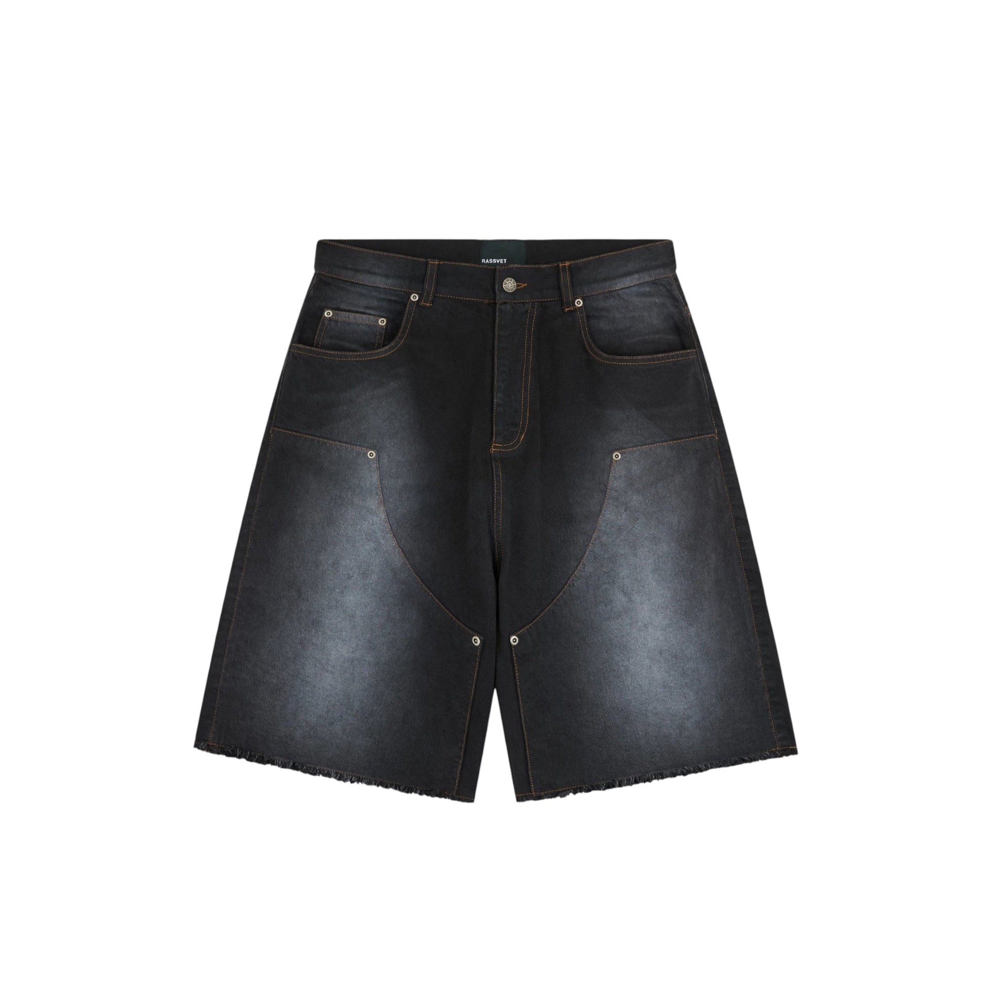 Rassvet Sun Dyed Baggy Denim Shorts - Rassvet