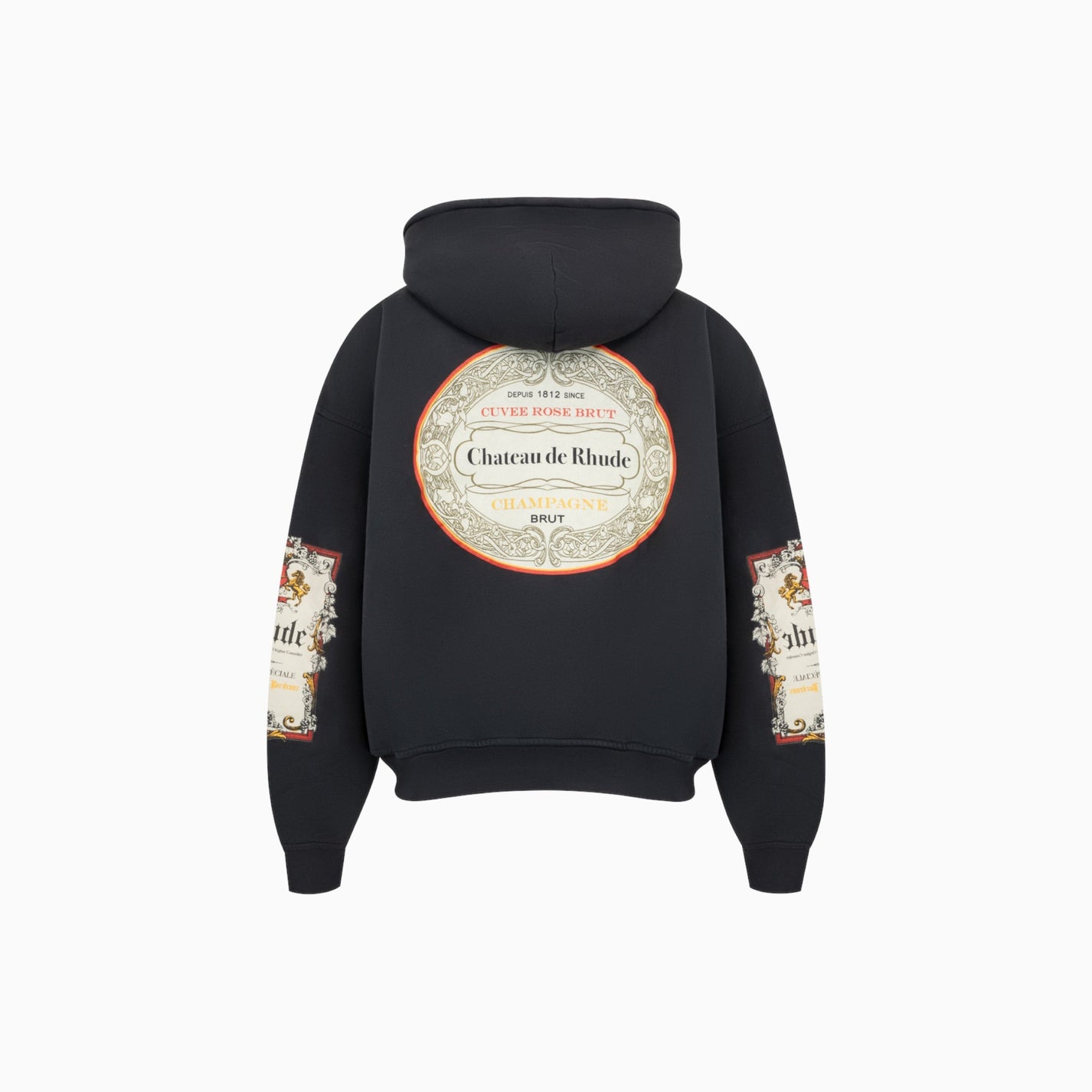 Rhude Bordeaux Reserve Zip-up Hoodie - Rhude