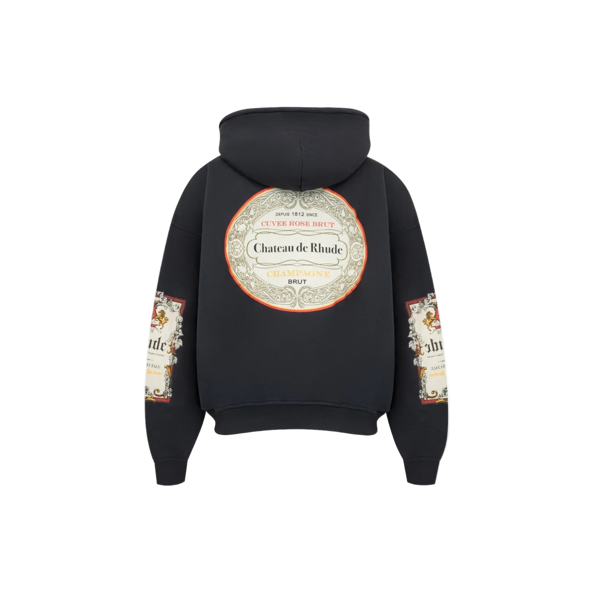 Rhude Bordeaux Reserve Zip-up Hoodie - Rhude