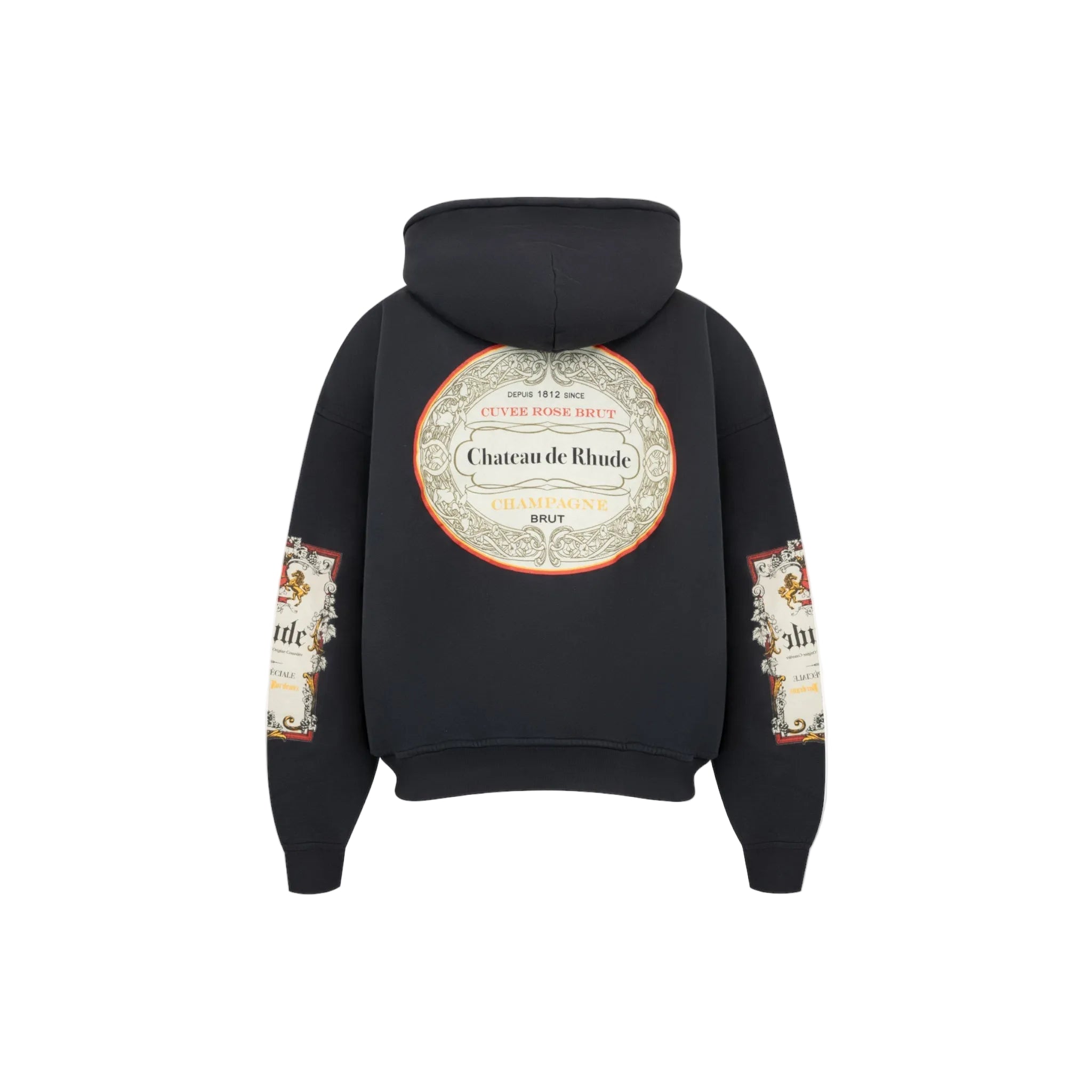 Rhude Bordeaux Reserve Zip-up Hoodie - Rhude