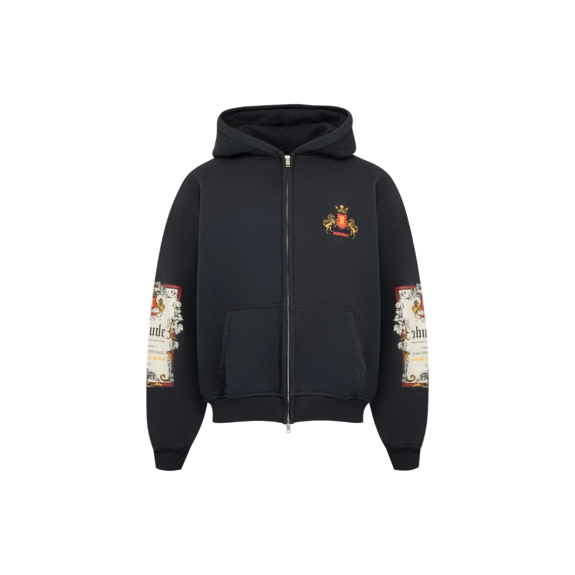 Rhude Bordeaux Reserve Zip-up Hoodie - Rhude