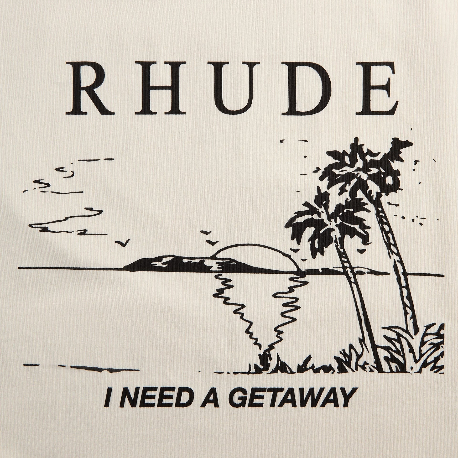 Rhude I Need A Getaway T-Shirt - Rhude