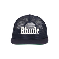 Rhude Logo Mesh Cap Navy - Rhude