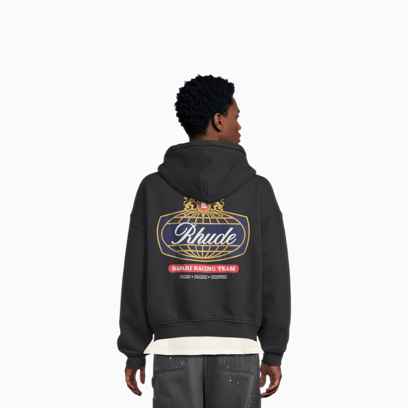 Rhude Safari-Crest Zip-up Hoodie - Rhude