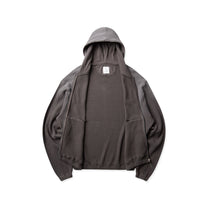 ROA Bee Sun Faded Organic Waffle Zip Up Hoodie - ROA