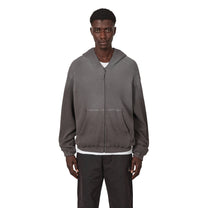ROA Bee Sun Faded Organic Waffle Zip Up Hoodie - ROA