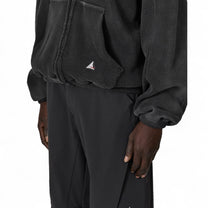 ROA Bee Sun Faded Waffle Zip Up Hoodie - ROA