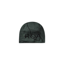 ROA Logo Wool Beanie Dark Green - ROA