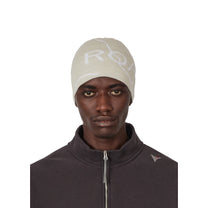ROA Logo Wool Beanie Off White - ROA
