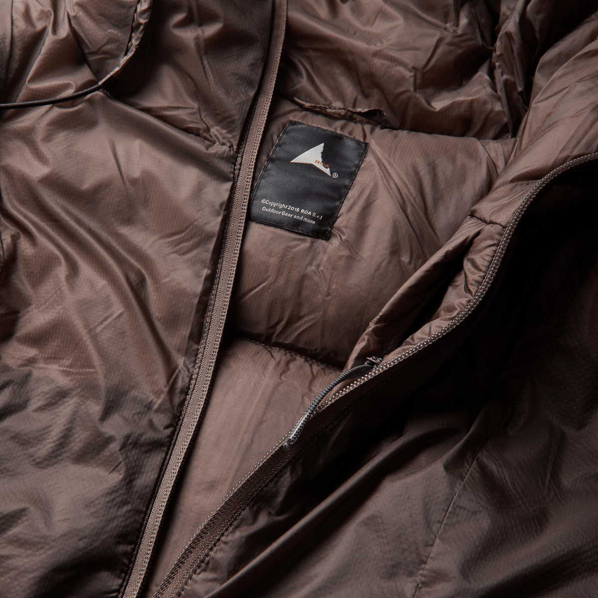 ROA Smooth 800 Fill Power Down Jacket Light Brown - ROA