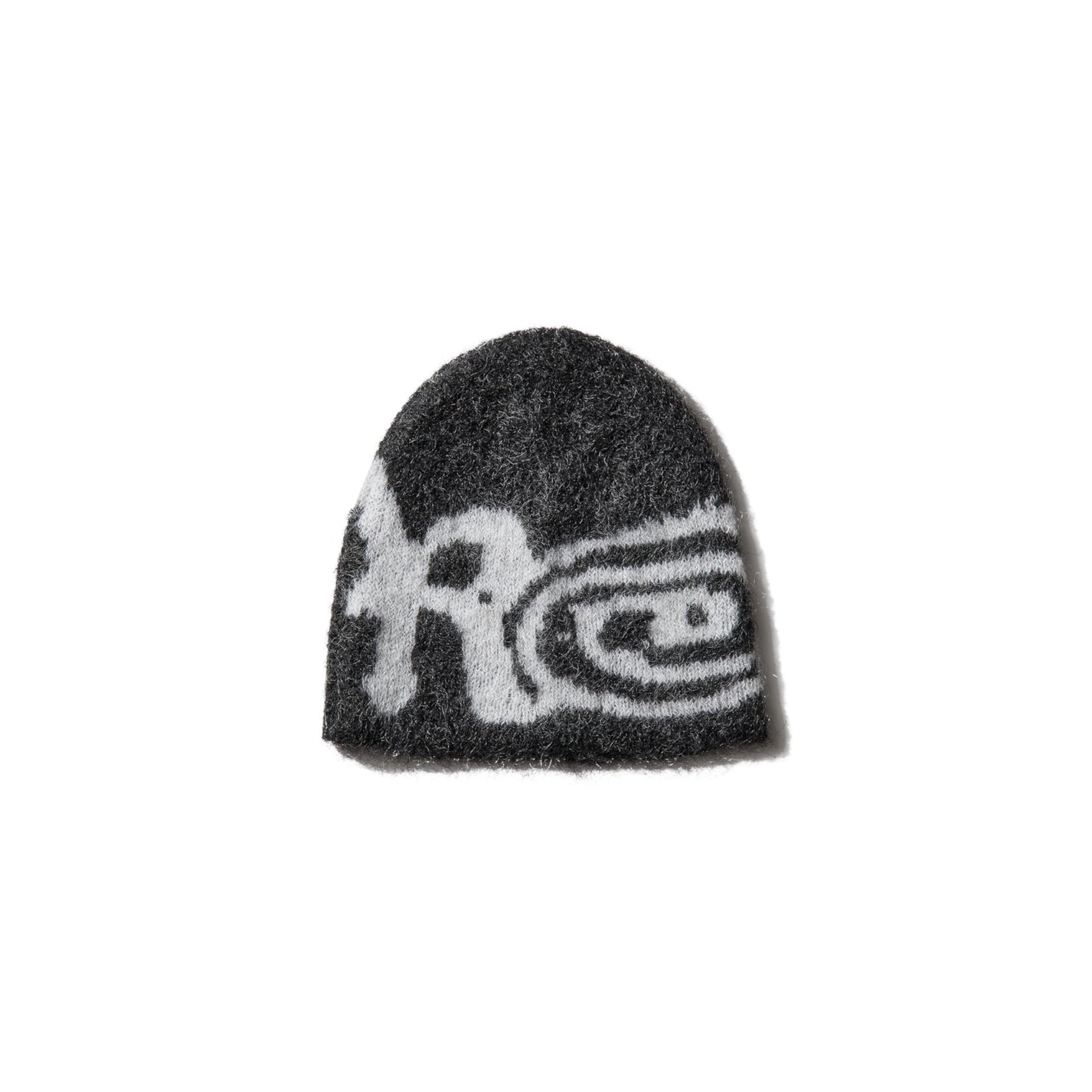 ROA Vortex Mohair Beanie Black - ROA