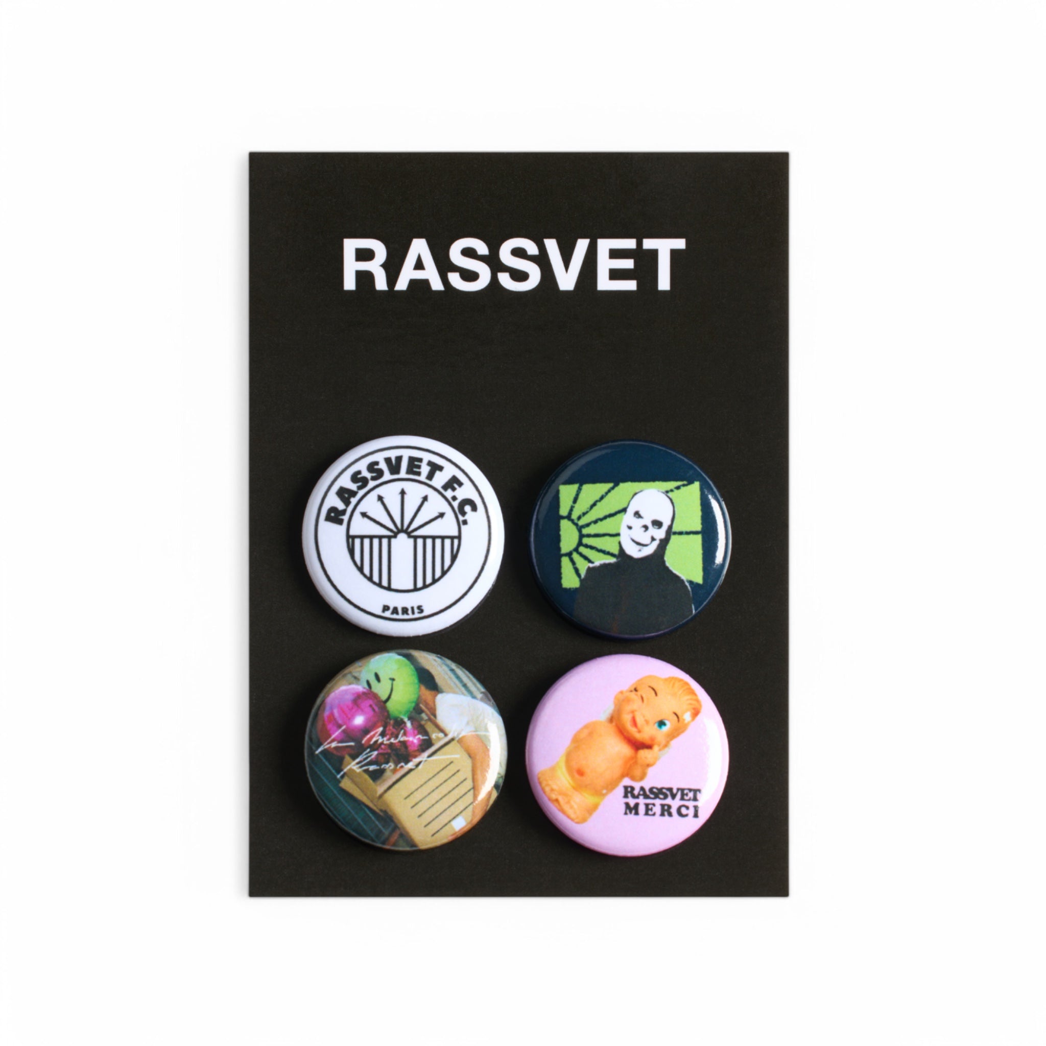 Set of 4 Pins - Rassvet