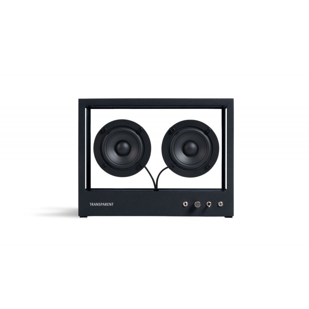 Transparent Speaker Small - Black - Lautsprecher - Transparent