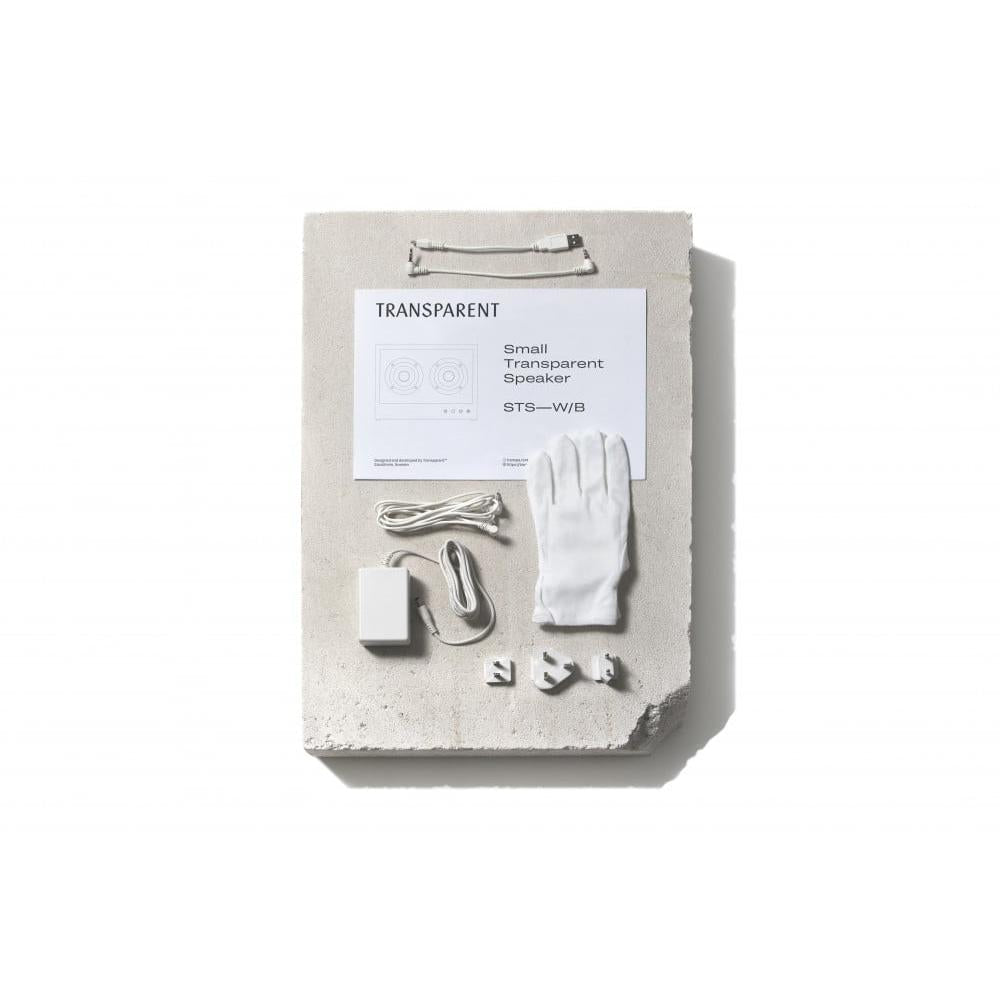 Transparent Speaker Small - White - Lautsprecher - Transparent