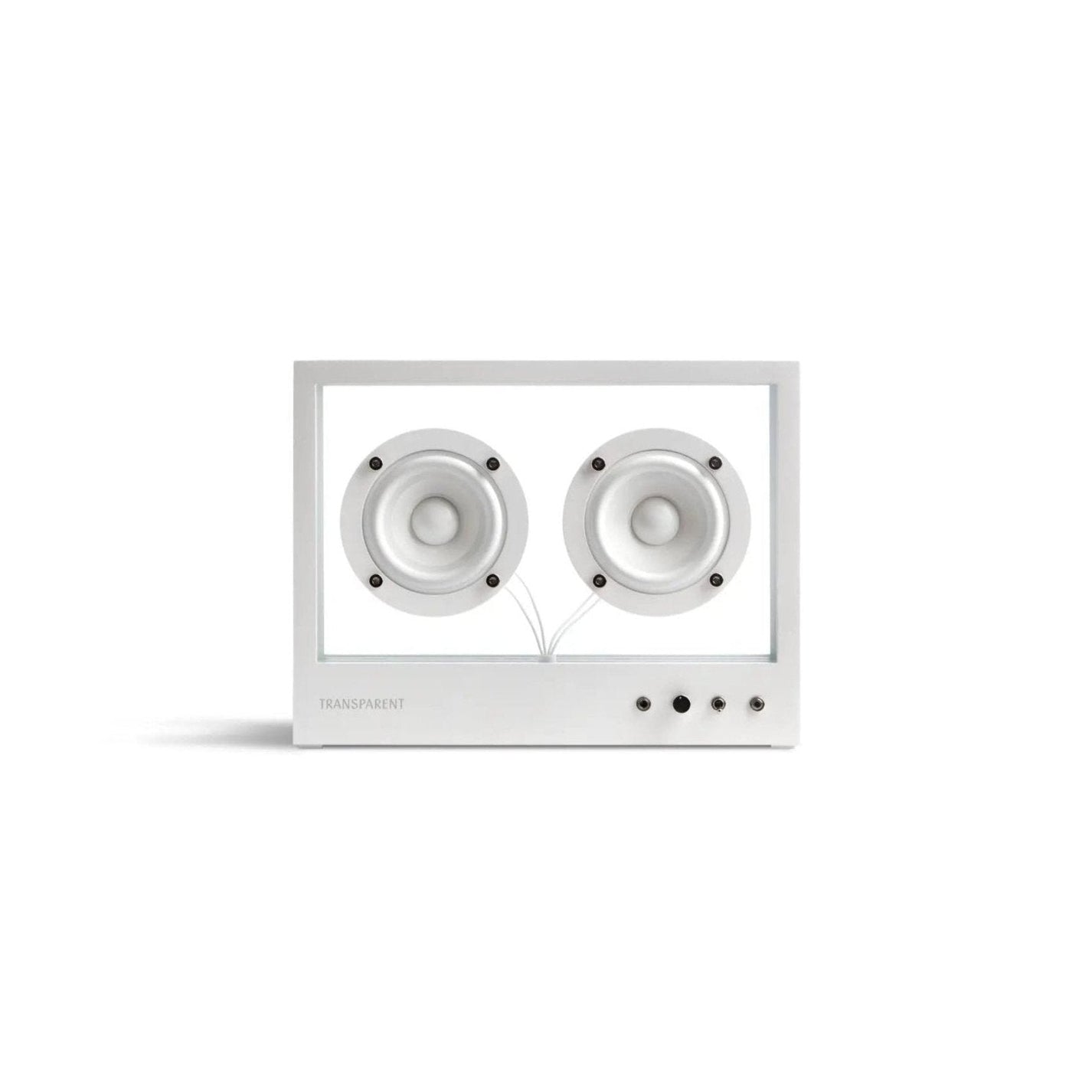 Transparent Speaker Small - White - Lautsprecher - Transparent