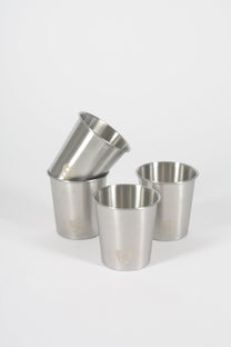 Steel Cup - Stainless Steel Cup Set - Geschirr - NIKO JUNE