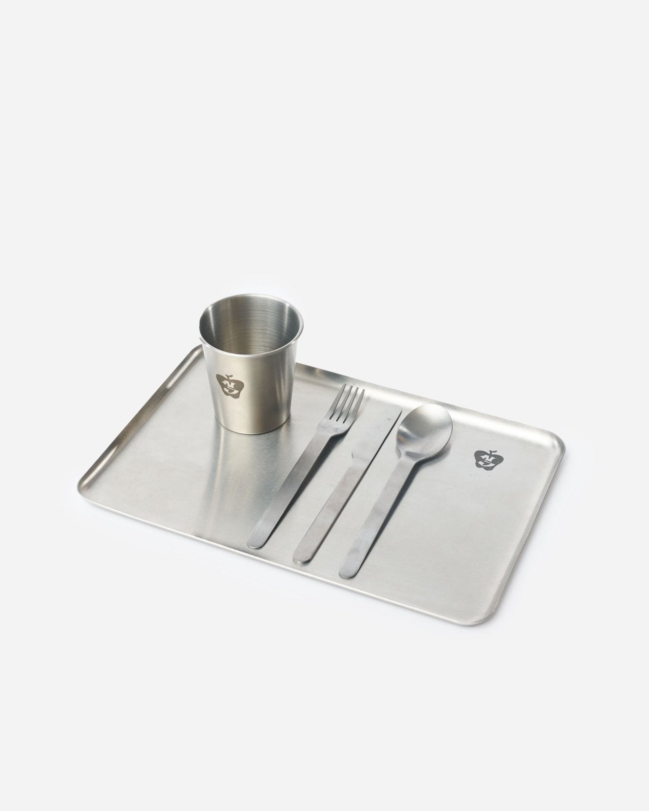 Steel Plate - Stainless Steel Serving Tray Set - Geschirr - NIKO JUNE