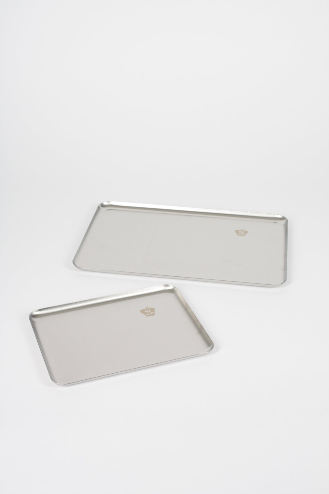 Steel Plate - Stainless Steel Serving Tray Set - Geschirr - NIKO JUNE