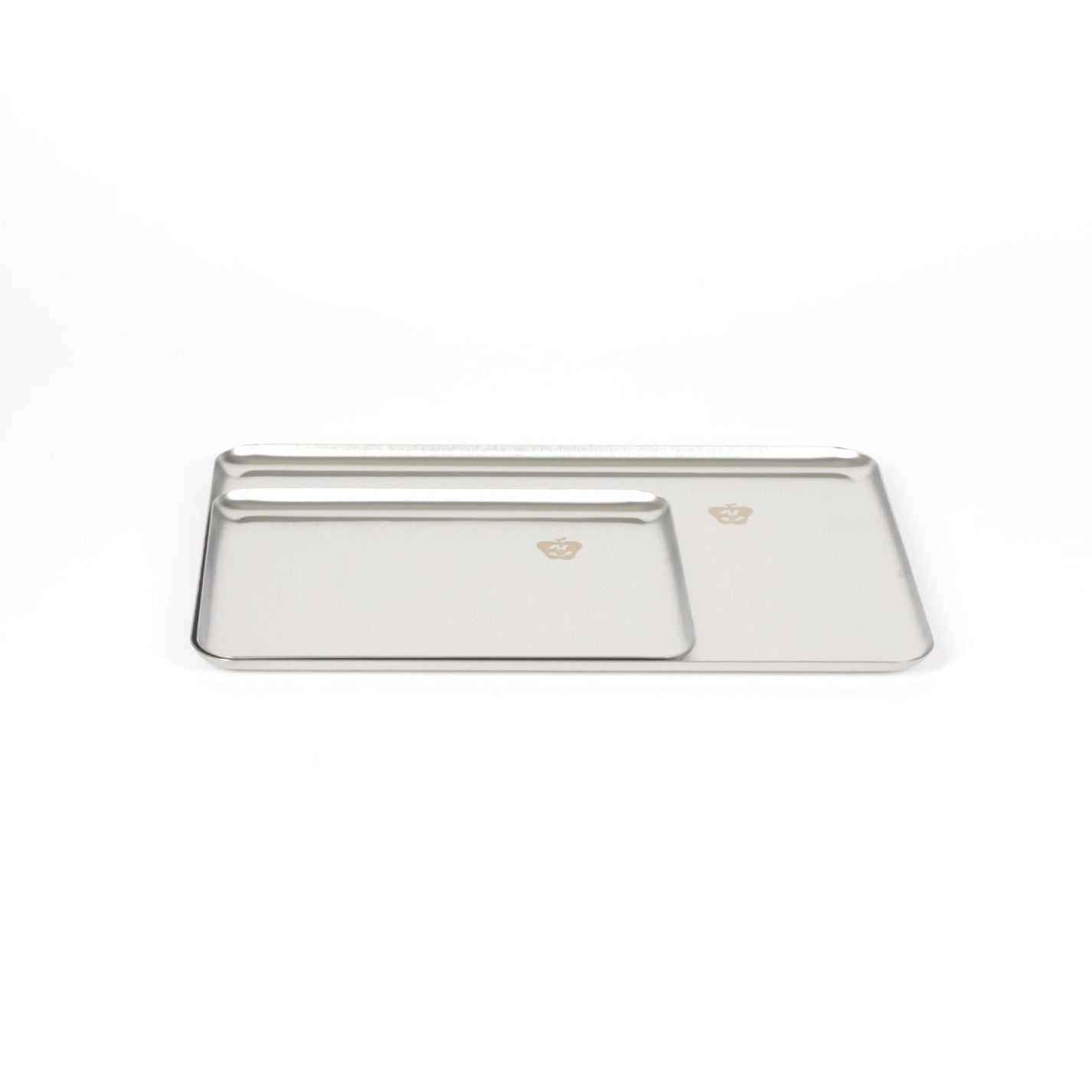 Steel Plate - Stainless Steel Serving Tray Set - Geschirr - NIKO JUNE