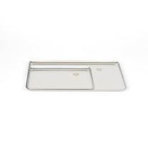 Steel Plate - Stainless Steel Serving Tray Set - Geschirr - NIKO JUNE