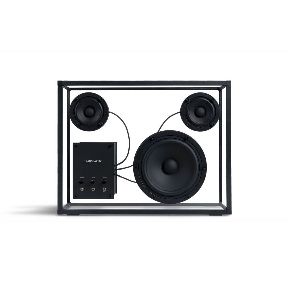 Transparent Speaker - Black - Lautsprecher - Transparent