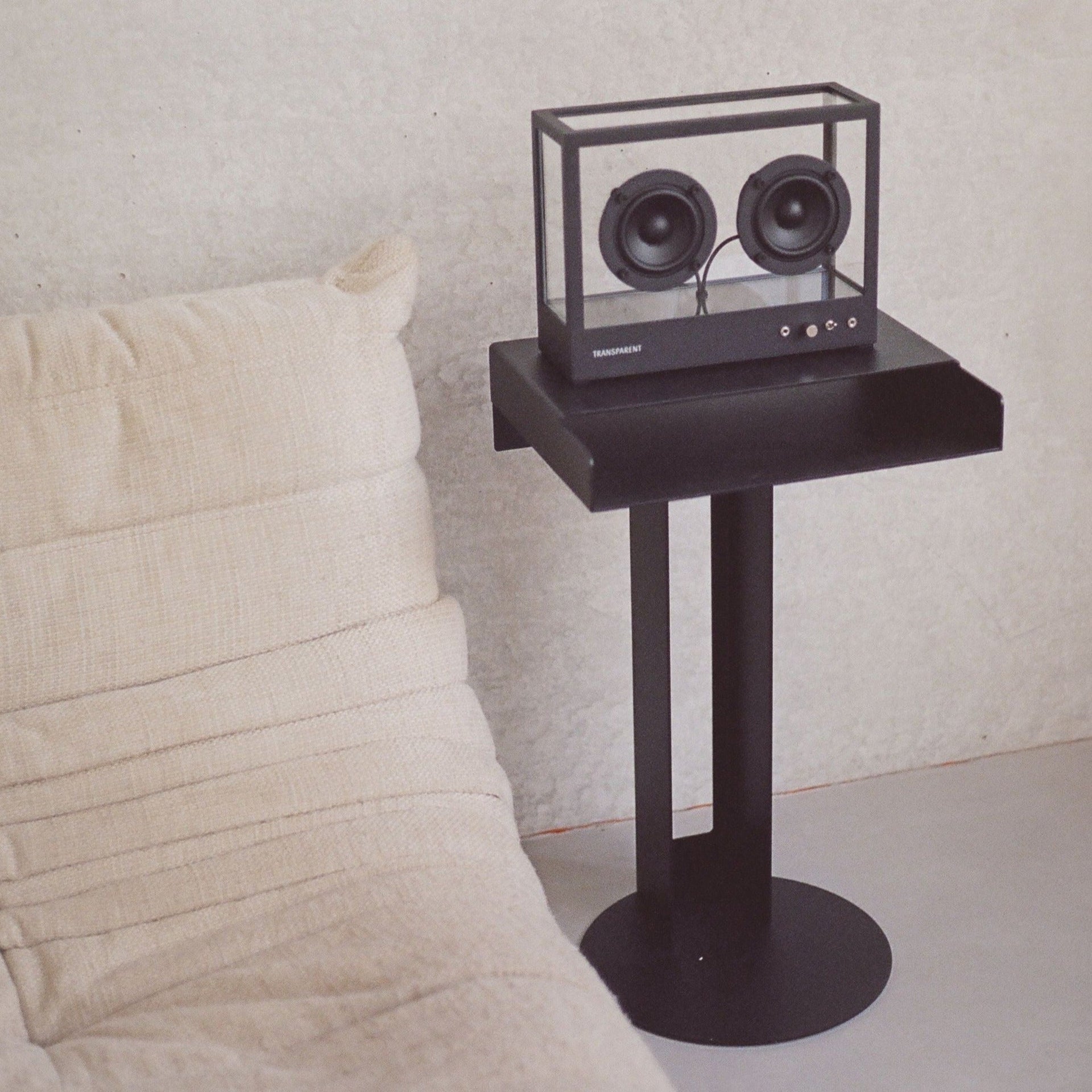 Transparent Speaker Small - Black - Transparent