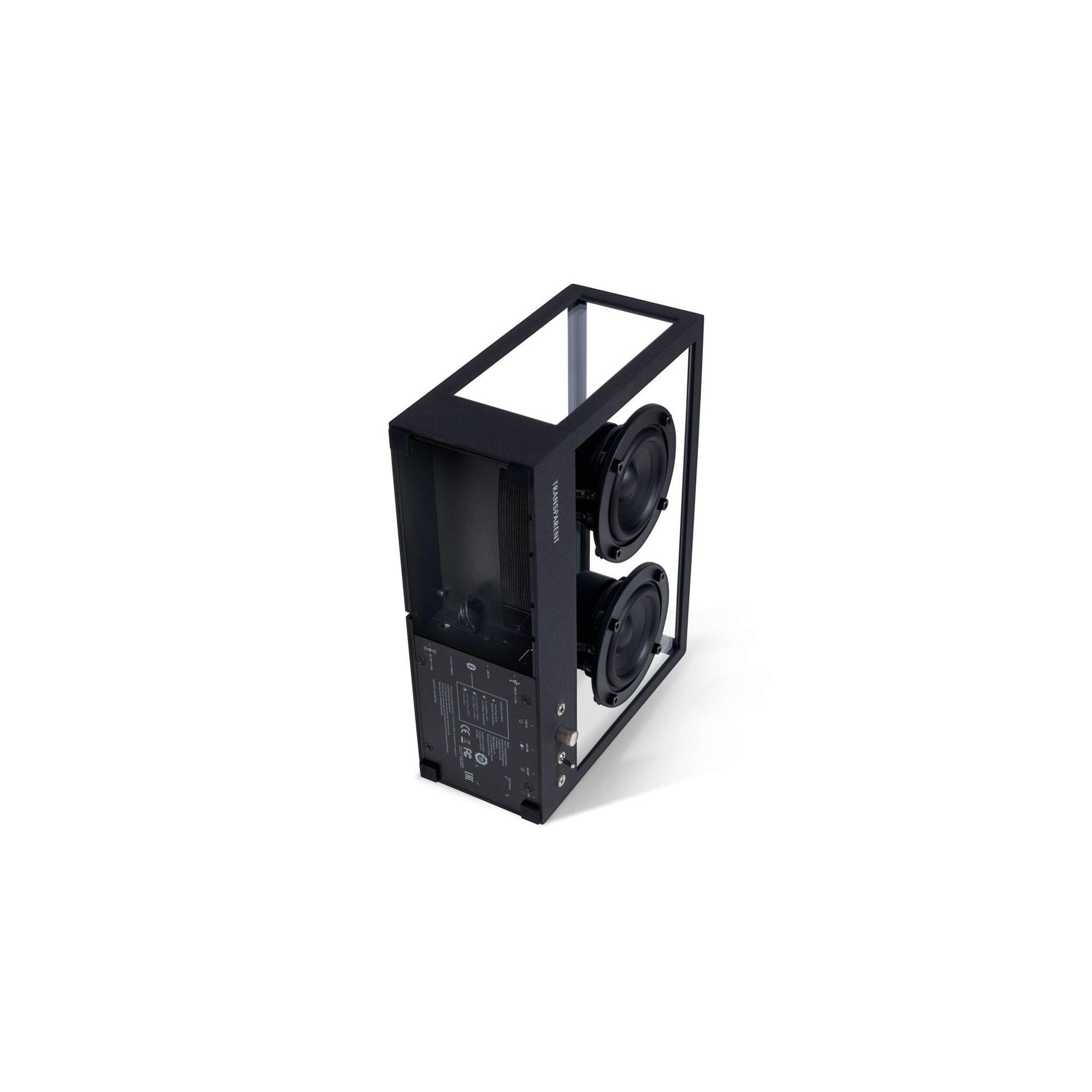 Transparent Speaker Small - Black - Transparent