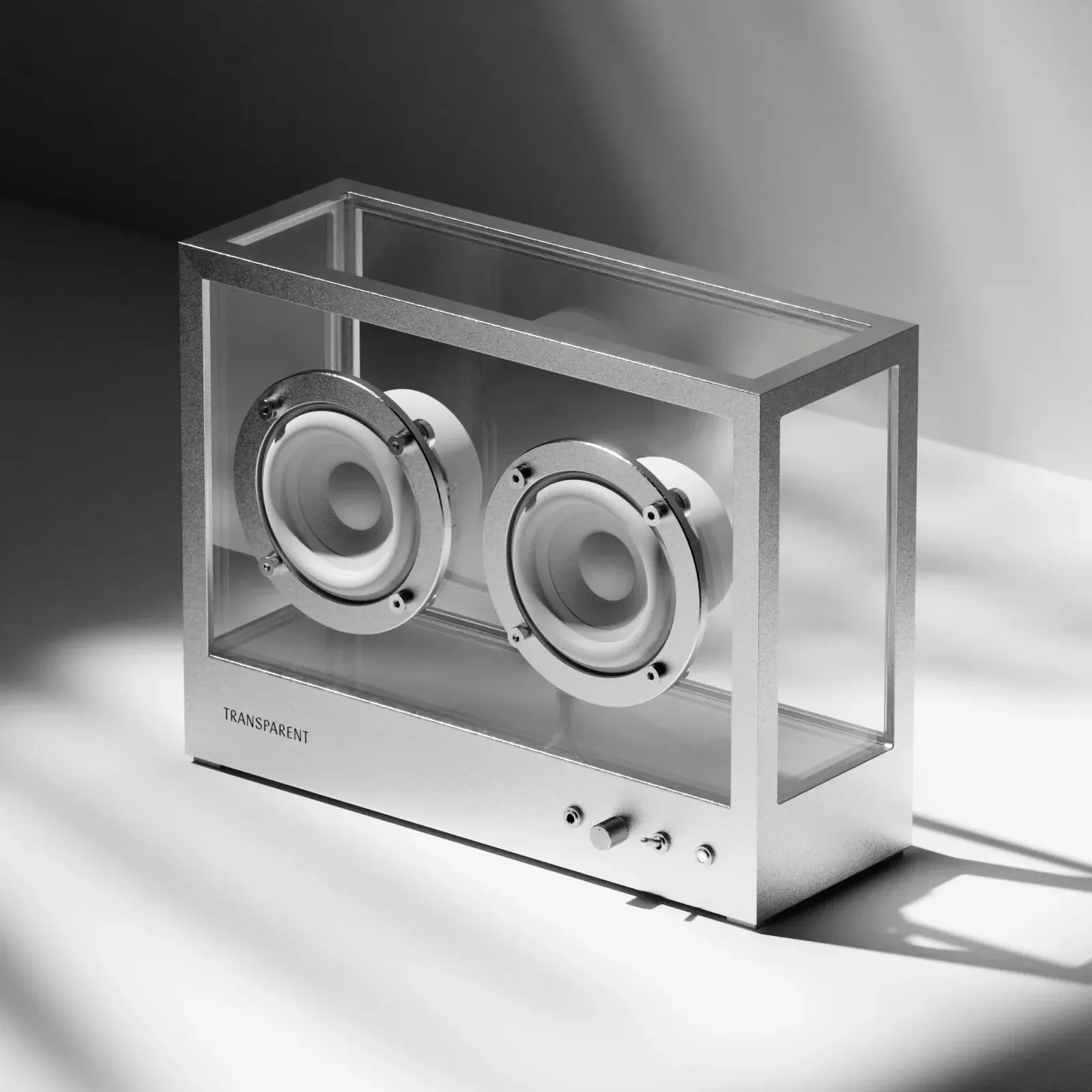 Transparent Speaker Small - Metal - Transparent