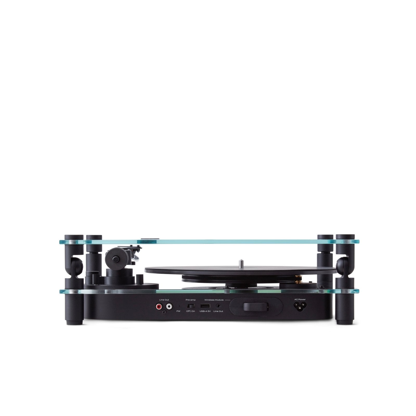 Transparent Turntable - Black - Lautsprecher - Transparent