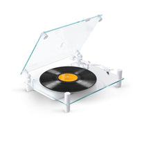 Transparent Turntable - White - Lautsprecher - Transparent