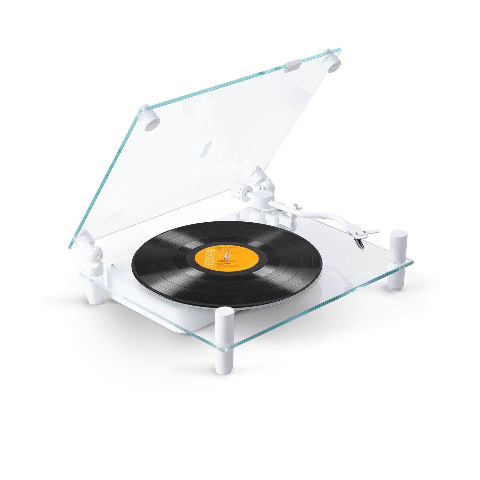Transparent Turntable - White - Lautsprecher - Transparent