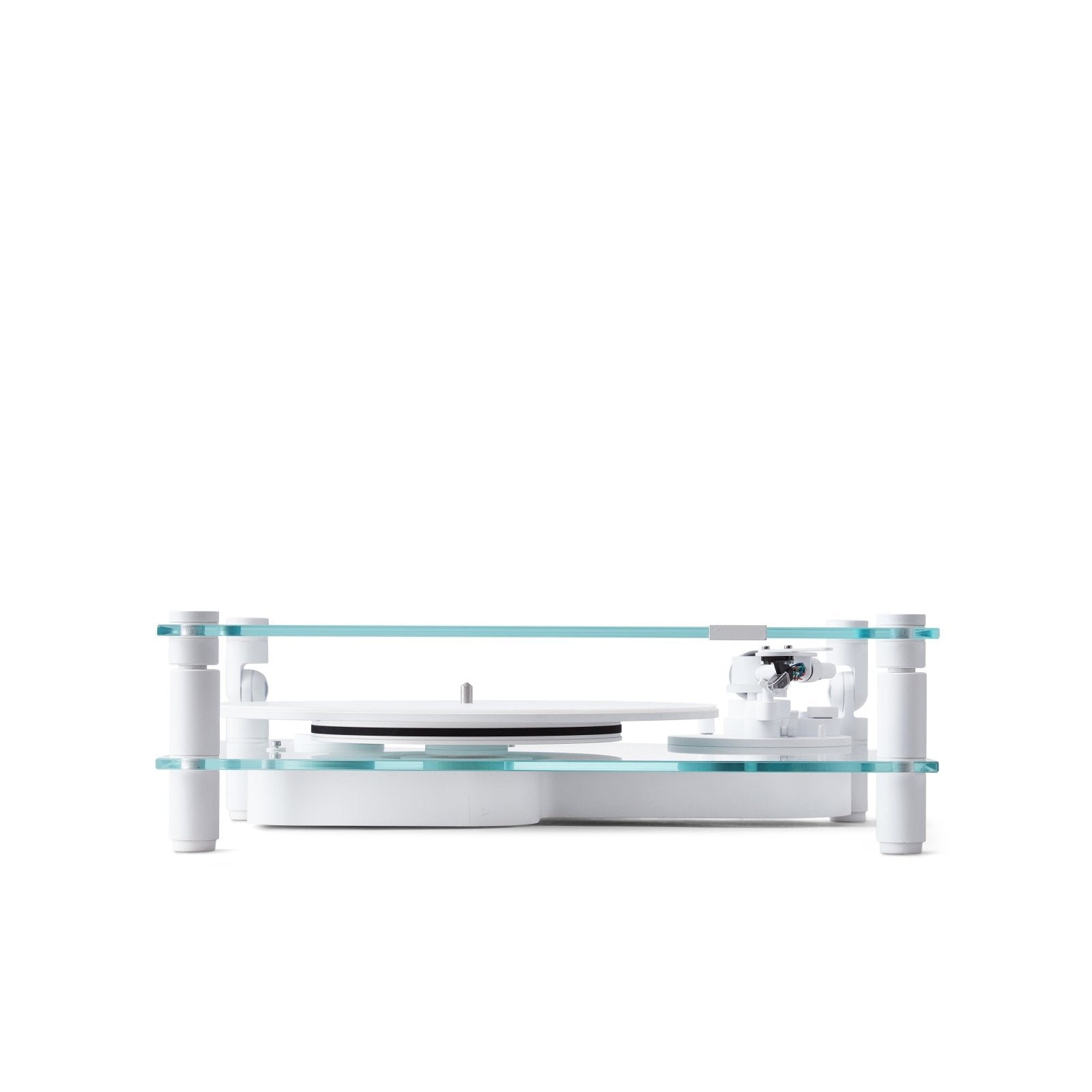 Transparent Turntable - White - Lautsprecher - Transparent