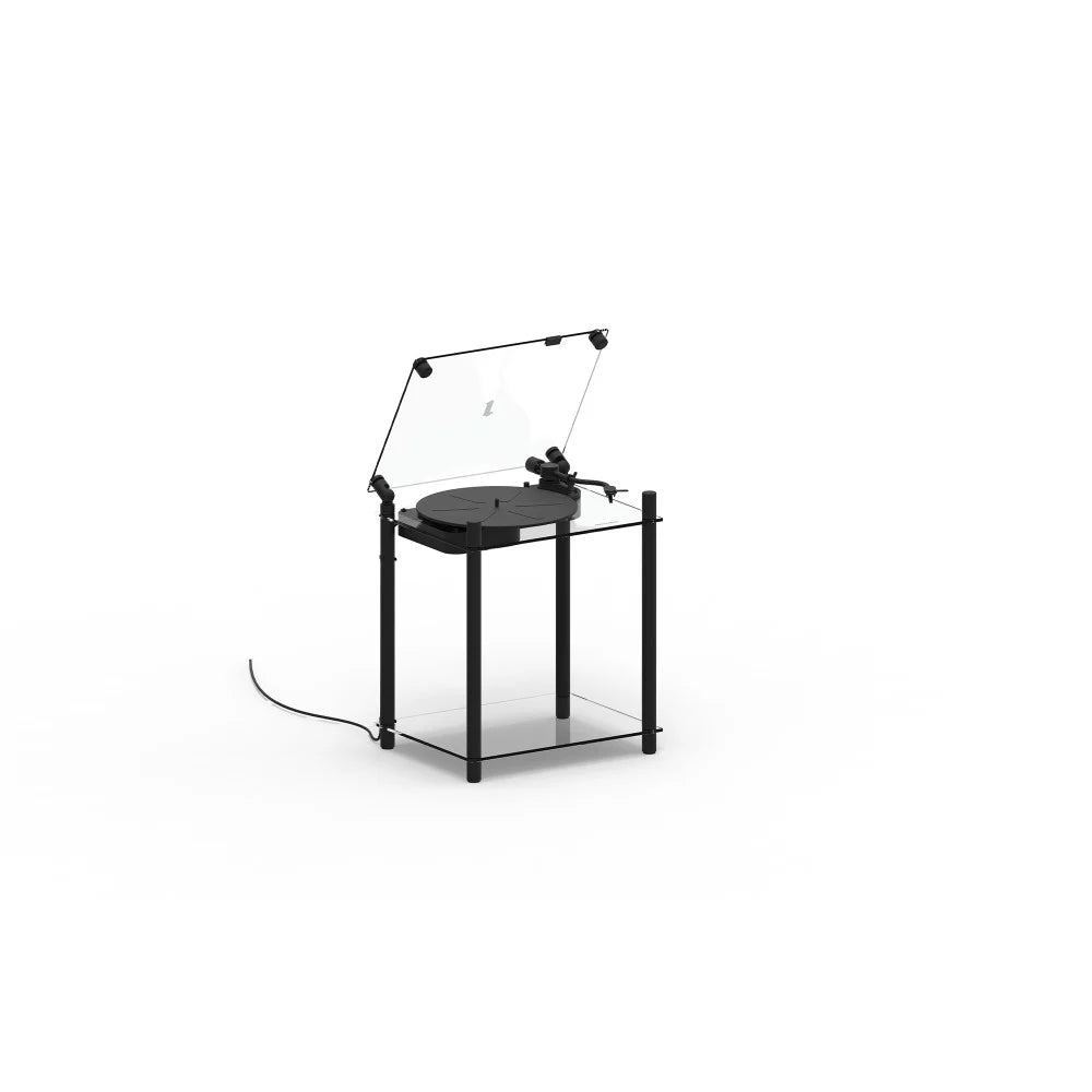 Transparent Turntable Stand - Black - Turntable - Transparent