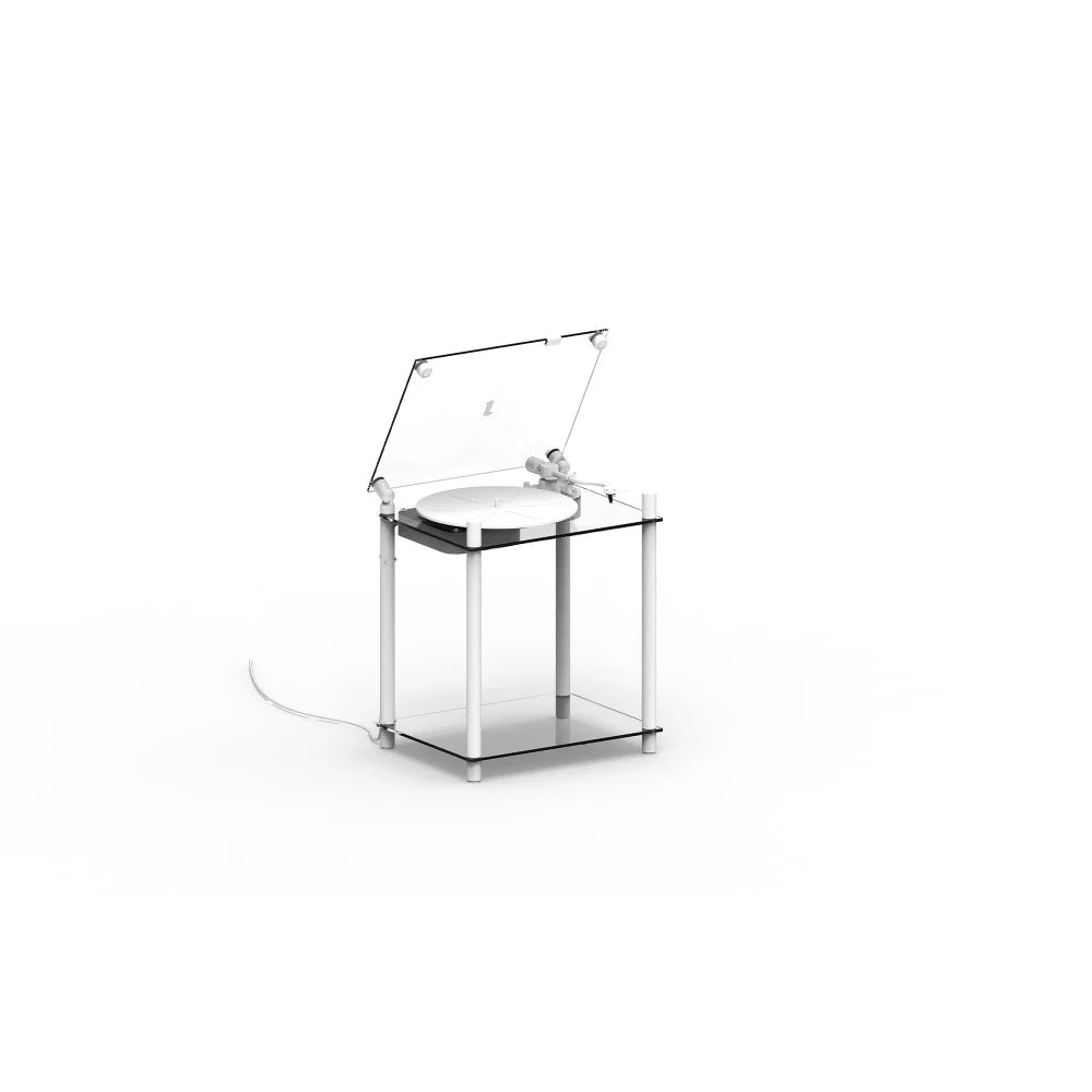 Transparent Turntable Stand - White - Turntable - Transparent
