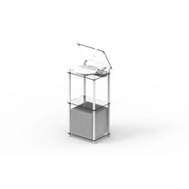 Transparent Turntable Stand - White - Turntable - Transparent