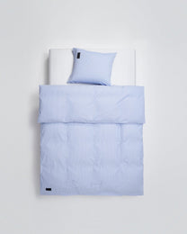 Wall Street pillow case - Stripe light blue Oxford - Bedwear - Magniberg